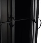 Cave Black Iron Cabinet High