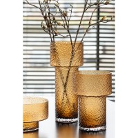 J-Line vaas Betty - glas - bruin - large - 45 cm hoog