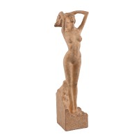 Aleah Brown Poly Women Shaped Statue Large