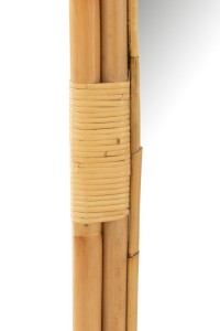 J-Line spiegel Ladder - rotan - naturel