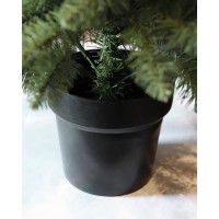 Black Box Trees Riverton Kunstkerstboom in Pot met LED Verlichting - H90 x Ø58 cm - Groen
