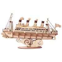 Robotime, 3D Houten Puzzel Cruise Schip, TG306, 19x5x11cm