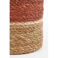 Damian Plantenmand - Set van 2 - H20 x Ø20 cm - Zeegras - Rood