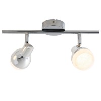 4 LED -muur en plafondrail "Chromey"