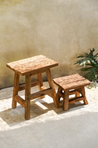 The Yoke Stool - Natural - L