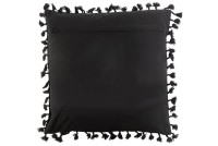 J-Line cushion Moroccan - cotton - black