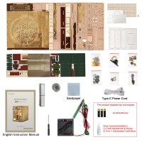 Tonecheer, DIY Book Nook, Steam Fantasy, TQ442, 15,8x22,4x22,5cm