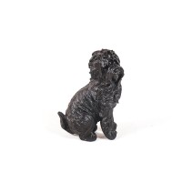 Ornament - Labradoodle Dog - Polyresin - Black - 16x23,5cm