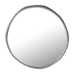 Limera Nickel Alu Round Mirror Irregular Border L