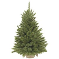 Forest Frosted Kunstkerstboom in Jute - H90 x Ø62 cm - Groen