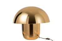 J-Line lamp Mushroom - iron - gold - large