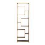 Duana Playful Gold Iron Open Cabinet High