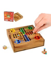 Logic Giochi Mens Don't Worry Wooden Board Game, LG620, 14x14x4cm