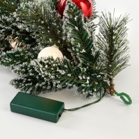Kaprun Guirlande met LED Verlichting en Timerfunctie - L270 x Ø25 cm - Groen