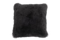 J-Line cushion Square Sheepskin - polyester - dark gray