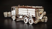 Eco Wood Art 3D Mechanical Wooden Puzzle Snow Truck, 402, 40x14.1x14.8cm