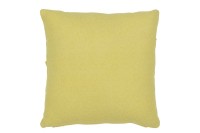 J-Line cushion Leaves - cotton - lime/green