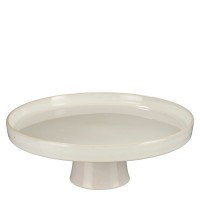 Racco Cake Stand - H11 x Ø28 cm - Stoneware - Off White