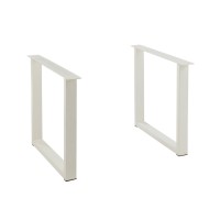 J-Line tafel Poten Rechthoek - metaal - zwart