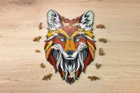 Eco Wood Art Wooden Jigsaw Puzzle Fox/Fox Size L, 1799, 53.5x37.4x0.5cm