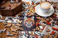 Eco Wood Art Wooden Jigsaw Puzzle, Fox/Fox, 1102, 31x28x0.5cm Wooden Box