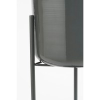 Colyn Bloempot op Standaard - H60 x Ø19 cm - IJzer - Zwart