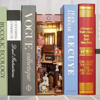 DIY Book Nook Bookend The Japanese Grocery Store, Tone-Cheer, TQ109, 18.2x8x24.5cm