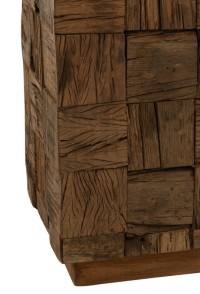 J-Line plinth - wood - natural - small