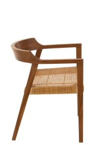 J-Line chair Emma - wood - brown