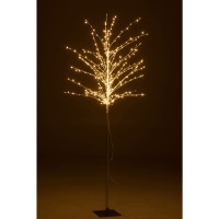 J-Line Kale Boom+Led Metaal Zilver Large