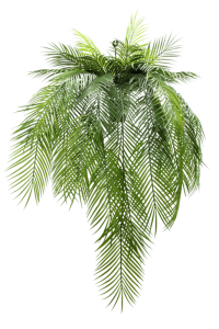 Palm Artificial Hanging Plant 110cm