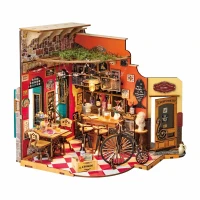 Robotime Cheers Bar & Dining DIY Miniatuurhuis, DG173, 22x15x18.5cm