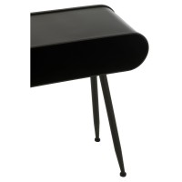 J-Line Console Wood And Metal Table Console Dennenhout Zwart/Lichtbeige