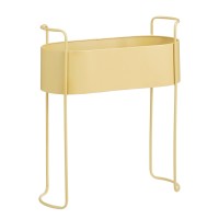 Moritz Bloempot op Standaard - L55 x B24 x H65 cm - IJzer - Beige