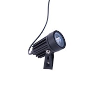 3er LED Solarspot mit Erdspieß ""Spoti"" Außen-Erdspieß aus Metall und ABS-Kunststoff in Schwarz,, mit fest verbauten LEDs mit drei Leistungsstufen