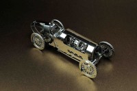 3D Metal Construction Kit, Silver Bullit, Time for Machine, T4M38015, 15.1x5.7x4.4 cm