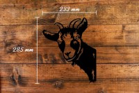 Kiekeboe Goat Gijs/ Goat, 141625, Black, 28.5x23.3x0.2cm