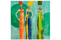 J-Line Painting Fog Acrylic Paint/Canvas Mix