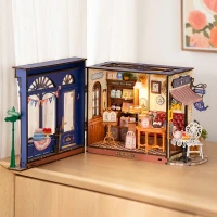 Robotime, DIY Huisje Leisure Time Tea Room, DG171, 18x15,5x24cm