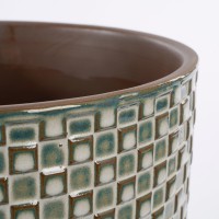 Daan Bloempot - H21 x Ø22 cm - Wit