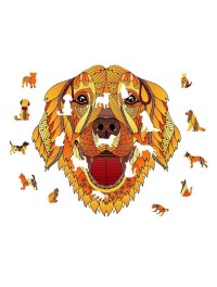 Logic Giochi Mandala Wooden Jigsaw Puzzle Dog, 24.7x28.5cm