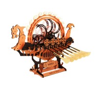 DIY Houten Puzzel Dragon Viking Ship, Robotime, Mechanical Model, LK802, 36,7x46x46.5cm