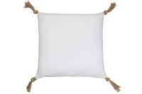 J-Line cushion Face Square - polyester - white