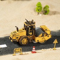 Robotime, Houten Puzzel 3D Road Roller, TG701K, 16,5x7x10cm