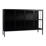 Cave Black Iron Cabinet Low