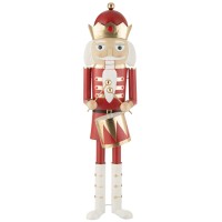 J-Line Notenkrakrer Trommel Ijzer Rood/Goud Large