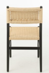 J-Line Chair Lap Beechwood/Rope Black