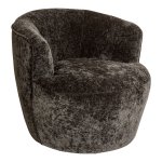 Grasa Anthracite Fiore Fabric Fauteuil