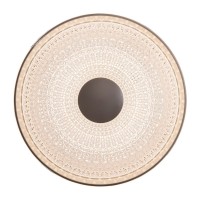 LED ceiling light "Boise" Ø 51 cm with many functions, made of metal and plastic, white, with integrated LEDs, lighting for living rooms or office