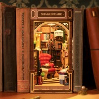 DIY Book Nook & Wonderland Bookend, Robotime, TGB07, 20x11.5x22cm